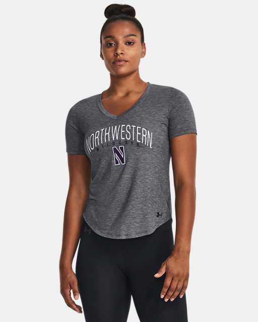 Women's UA Breezy Jersey Collegiate V-Neck T-Shirt